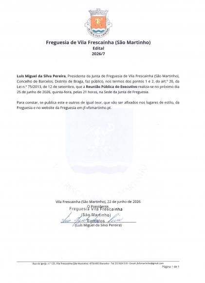 Edital n&ordm; 2026/7