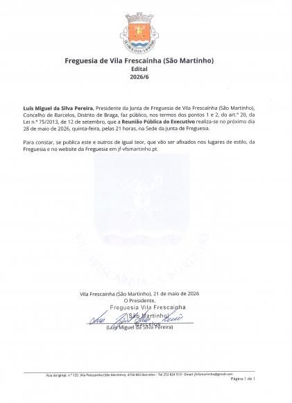 Edital n&ordm; 2026/6