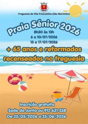 Praia S&eacute;nior 2026