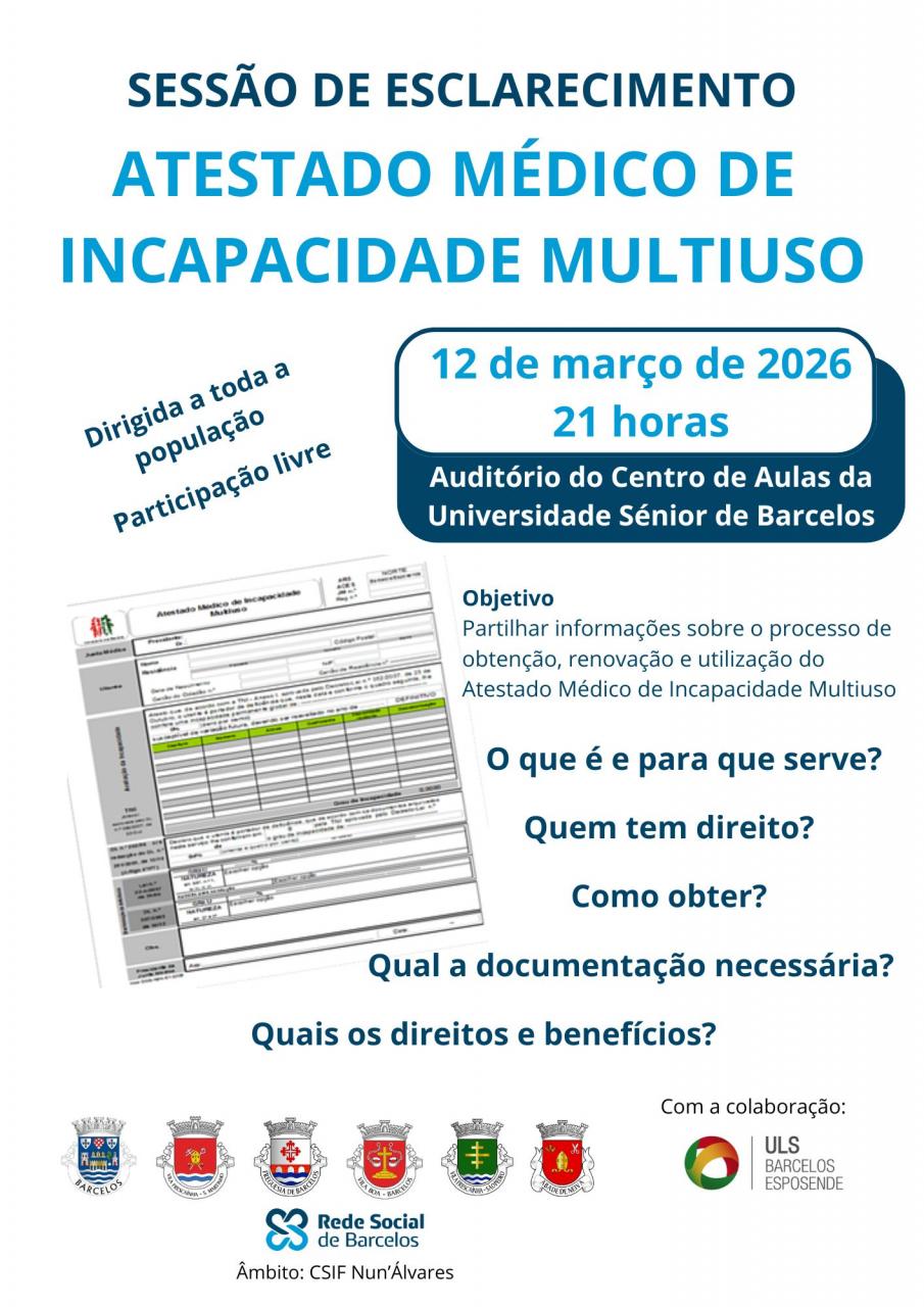 Sess&atilde;o de Esclarecimento - Atestado de Incapacidade M&eacute;dica Multiuso
