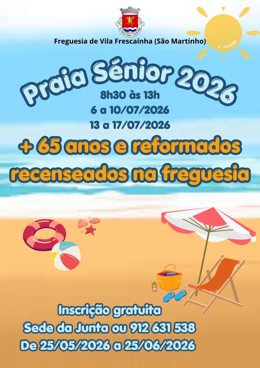 Praia S&eacute;nior 2026